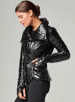 Discount Motion Panel Puffer Shiny - Down Filled Women Puffers & Coats