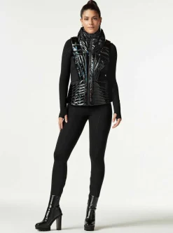 Cheap Motion Panel Vest Women Puffers & Coats