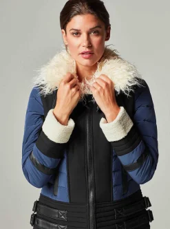 Best Sale Moto Aviator Puffer - Down Filled Women Puffers & Coats