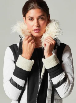 Best Moto Aviator Puffer - Down Filled Women Puffers & Coats