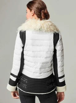Best Moto Aviator Puffer - Down Filled Women Puffers & Coats