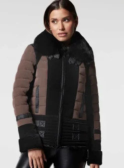 Hot Moto Puffer Jacket - Down Filled Women Puffers & Coats