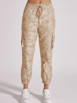 Outlet New Camo Pant Gold Trims Women Bottoms
