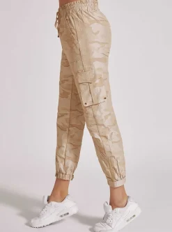 Outlet New Camo Pant Gold Trims Women Bottoms