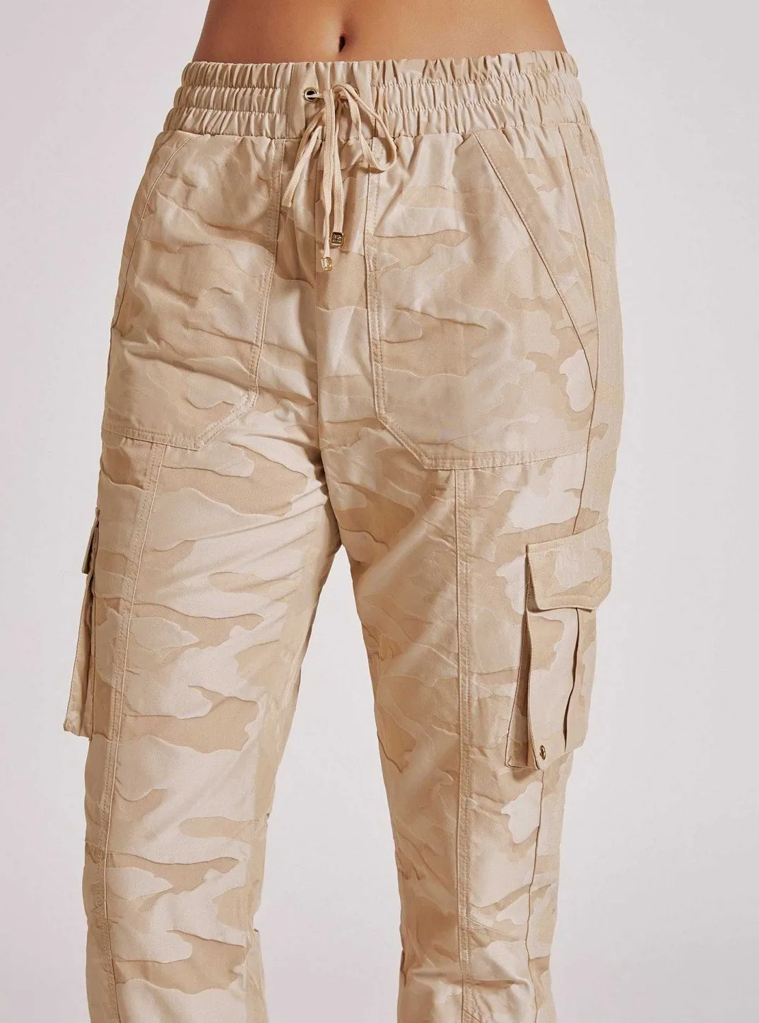 Outlet New Camo Pant Gold Trims Women Bottoms