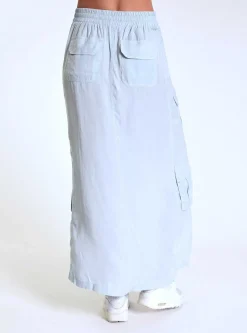 Online Phoenix Tencel Cargo Skirt Women Chambray Blue