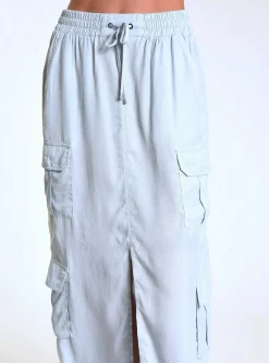 Discount Phoenix Tencel Cargo Skirt Women Cranberry