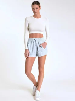 Store Phoenix Tencel Short Women Chambray Blue