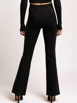 New Ponte Leather Bootcut Women Bottoms