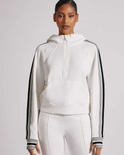 Best Sale Porto Half Zip Hoodie Women Tops