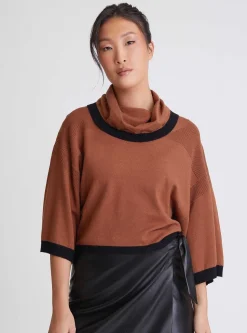 Hot Portola Cowl Neck Sweater Women Sweaters