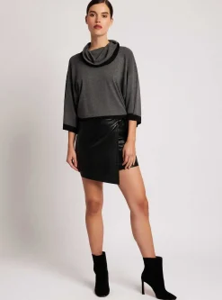 Sale Portola Heathered Cowl Neck Sweater Women Sweaters