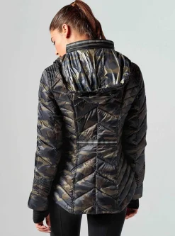 Fashion Puffer With Reflective Jacket Women Puffers & Coats