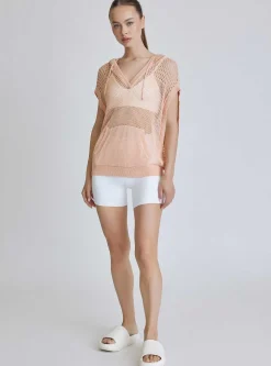 Shop Pullover Sleeveless Hoodie Women Tops