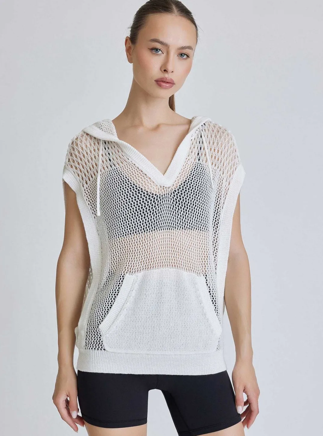 New Pullover Sleeveless Hoodie Women Tops