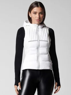 Best Sale Reflective Inset Feather Weight Vest Women Puffers & Coats