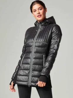 Outlet Reflective Inset Feather Weight Parka Women Puffers & Coats
