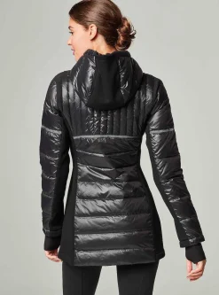 Outlet Reflective Inset Feather Weight Parka Women Puffers & Coats