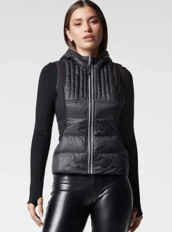 Best Sale Reflective Inset Feather Weight Vest Women Puffers & Coats