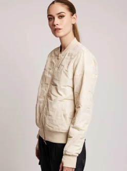 Sale Reversible Camo Bomber Gold Trims Women Jackets & Anoraks