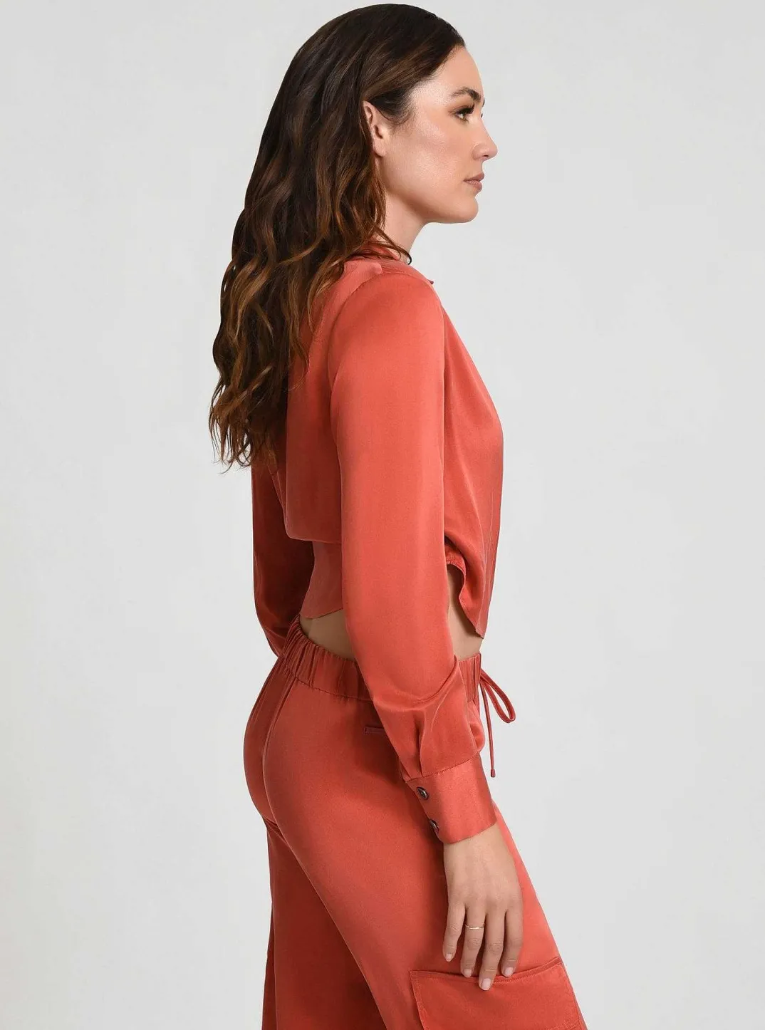 Best Silk Wrap Shirt Women Tops