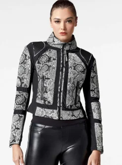 Flash Sale Snake Moto Jacket Women Motos