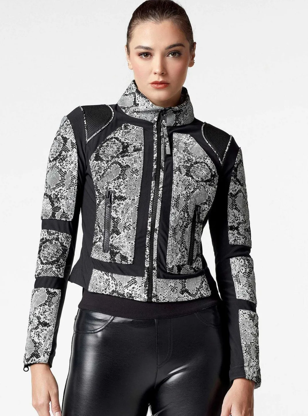 Flash Sale Snake Moto Jacket Women Motos