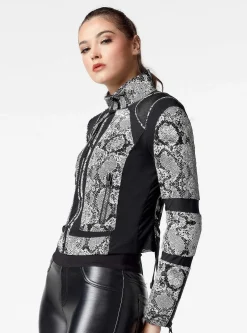 Flash Sale Snake Moto Jacket Women Motos