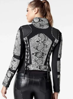 Flash Sale Snake Moto Jacket Women Motos