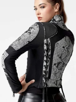 Flash Sale Snake Moto Jacket Women Motos