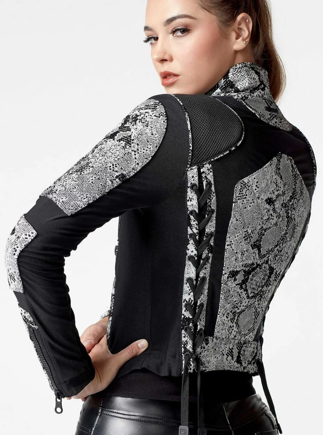 Flash Sale Snake Moto Jacket Women Motos
