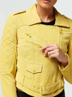 Discount Social Suede Jacket Women Motos