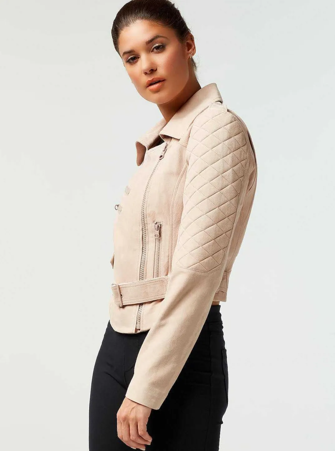 Sale Social Suede Jacket Women Motos