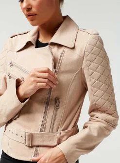 Sale Social Suede Jacket Women Motos