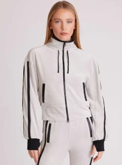 Store Sporty Velour Jacket Women Tops