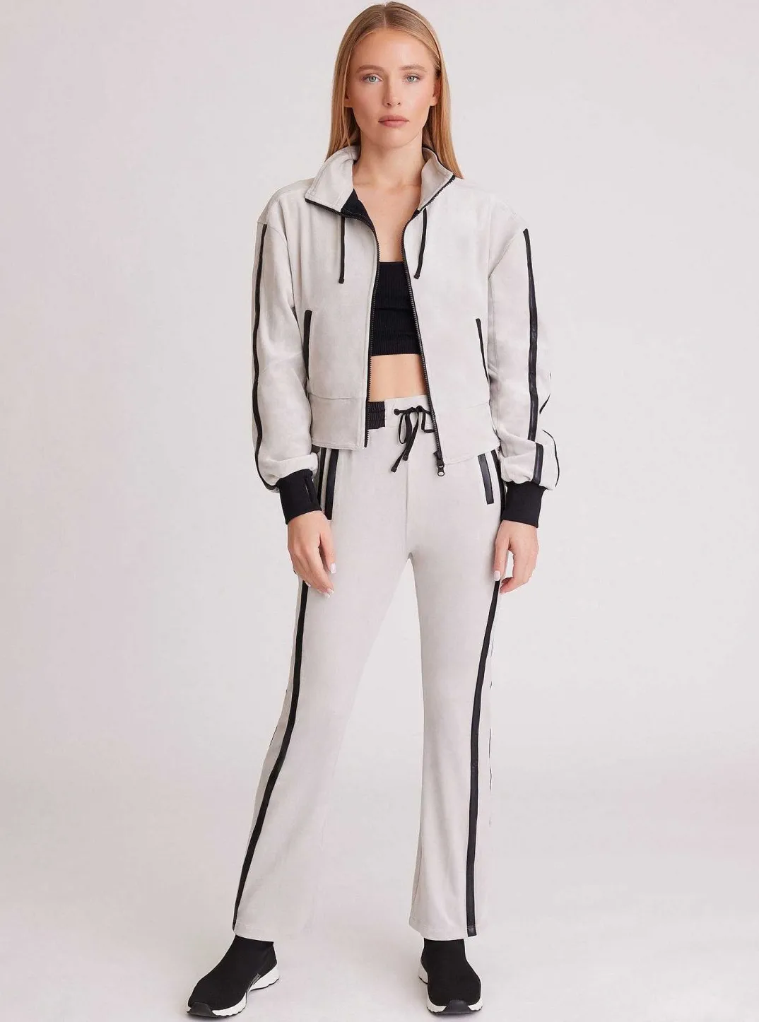 Outlet Sporty Velour Jacket Women Activewear
