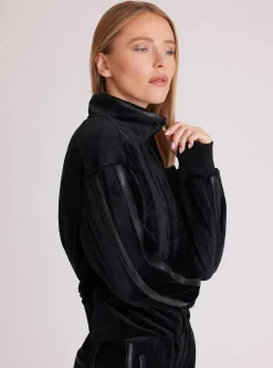 Outlet Sporty Velour Jacket Women Activewear