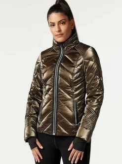 Shop Super Hero Puffer Down Filled Jacket With Reflective Trim Women Puffers & Coats