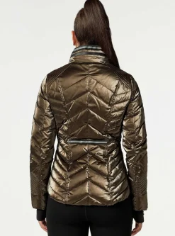 Shop Super Hero Puffer Down Filled Jacket With Reflective Trim Women Puffers & Coats