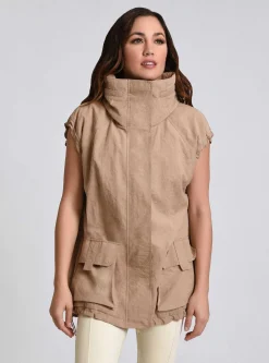 Shop Svetlana Oversize Vest Women Olive