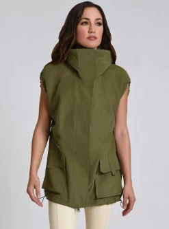 Shop Svetlana Oversize Vest Women Olive