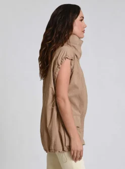 Shop Svetlana Oversize Vest Women Olive