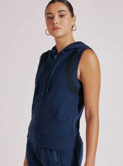 Sale Tempest Zip Up Vest Women Naval Blue