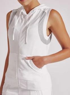 Hot Tempest Zip Up Vest Women Tops