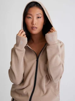 Hot Travel Twin: Brooke Reflective Hoodie Women Tops