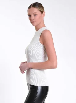 Shop Two Tone Rib Tank Women Tops