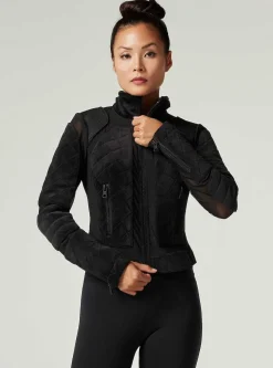Outlet Velour Moto Jacket Women Motos