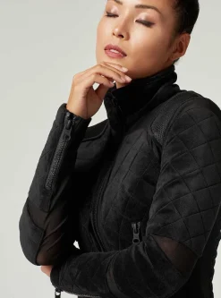 Outlet Velour Moto Jacket Women Motos
