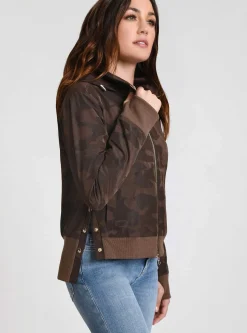 Discount Violette Gold Camo Bomber Women Jackets & Anoraks