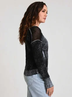 Cheap V-Neck Huntress Sweater Women Naval Blue